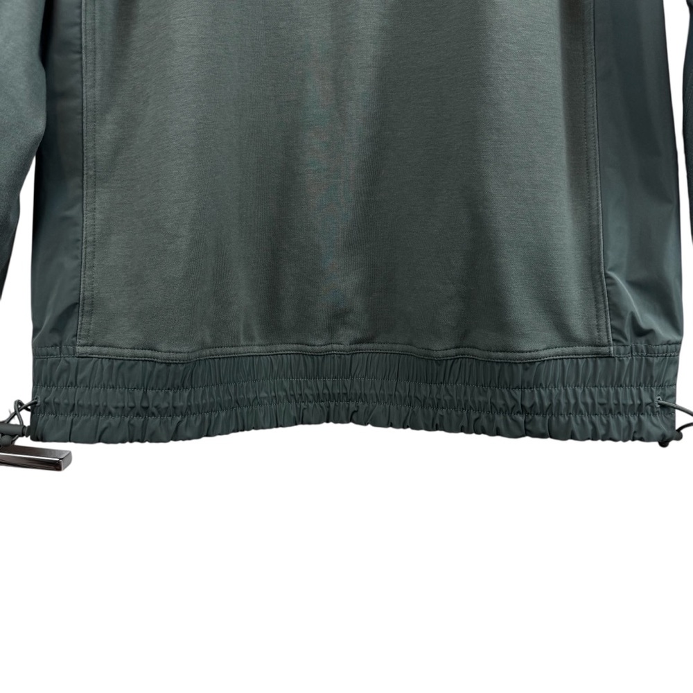 Athleta Triumph Hybrid half zip sweatshirt Bali Green Sz XS - Picture 13 of 17